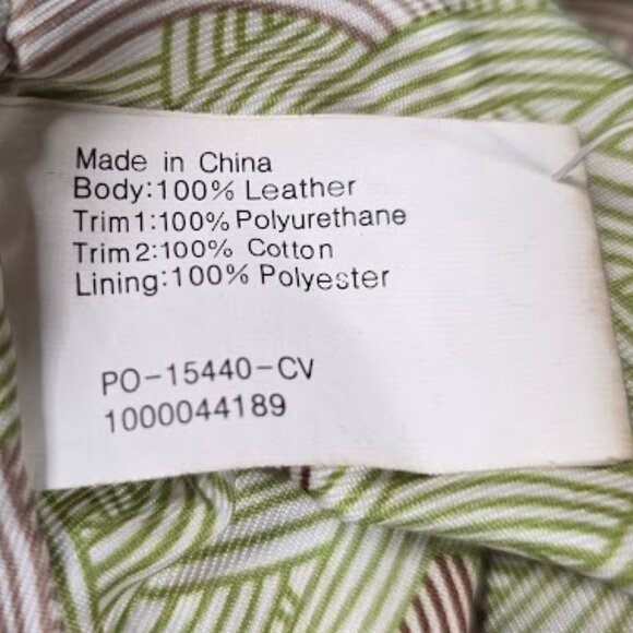 The Sak Genuine Leather Handbag Purse Ivory with Brown Straps - Picture 14 of 16